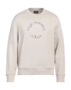 Emporio Armani Man Sweatshirt Beige Size M Modal, Cotton, Elastane