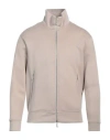 Emporio Armani Man Sweatshirt Beige Size Xxl Modal, Polyester