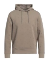 Emporio Armani Man Sweatshirt Beige Size S Cotton, Polyester, Elastane In Beige