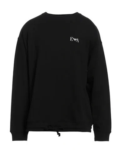 Emporio Armani Man Sweatshirt Black Size L Cotton