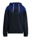 Emporio Armani Man Sweatshirt Black Size L Cotton In Blue