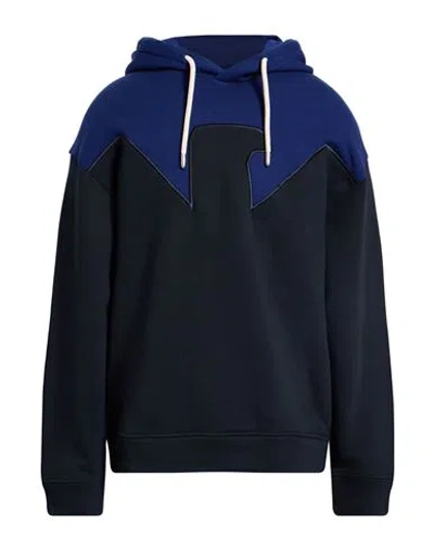 Emporio Armani Man Sweatshirt Black Size L Cotton In Blue