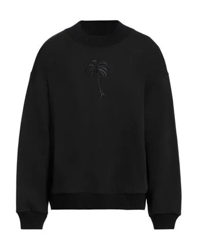 Emporio Armani Man Sweatshirt Black Size L Cotton, Elastane