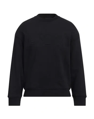 Emporio Armani Man Sweatshirt Black Size L Cotton, Elastane