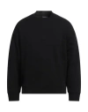 Emporio Armani Man Sweatshirt Black Size L Cotton, Elastane