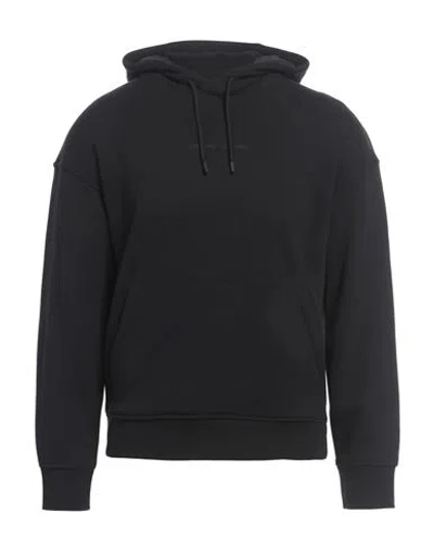 Emporio Armani Man Sweatshirt Black Size L Cotton, Elastane
