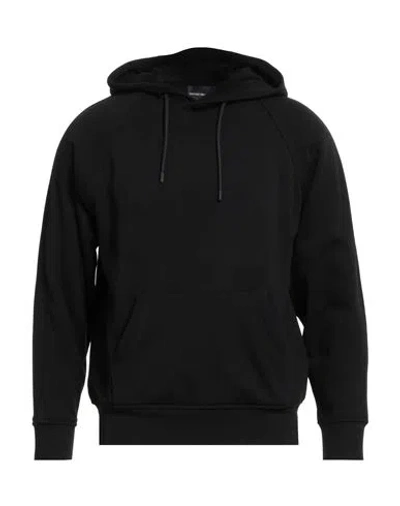 Emporio Armani Man Sweatshirt Black Size L Cotton, Elastane