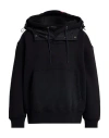 Emporio Armani Man Sweatshirt Black Size L Cotton, Polyester, Elastane In Black