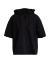 Emporio Armani Man Sweatshirt Black Size L Cotton, Polyester, Elastane