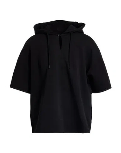 Emporio Armani Man Sweatshirt Black Size L Cotton, Polyester, Elastane
