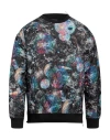 Emporio Armani Man Sweatshirt Black Size L Polyamide, Cotton, Elastane In Black
