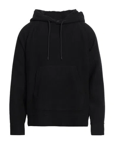Emporio Armani Man Sweatshirt Black Size Xl Virgin Wool, Polyamide, Viscose