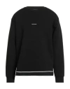 Emporio Armani Man Sweatshirt Black Size M Cotton, Polyester, Elastane, Polyamide