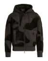 Emporio Armani Man Sweatshirt Black Size M Modal, Cotton, Polyamide