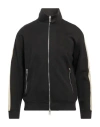 Emporio Armani Man Sweatshirt Black Size S Modal, Polyester In Black