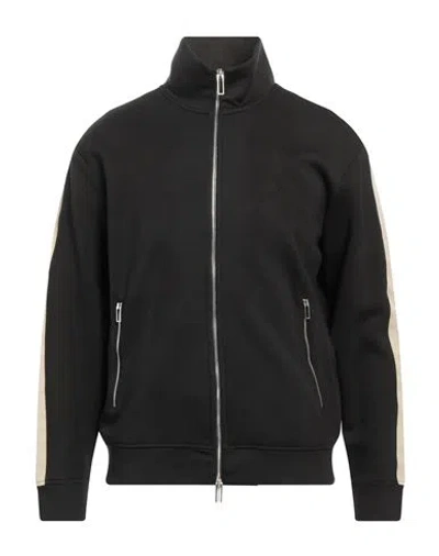 Emporio Armani Man Sweatshirt Black Size S Modal, Polyester