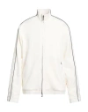 Emporio Armani Man Sweatshirt Cream Size L Cotton, Polyester, Elastane In White