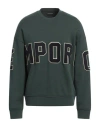Emporio Armani Man Sweatshirt Dark Green Size L Cotton