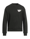 Emporio Armani Long-sleeved Sports Sweater In Green