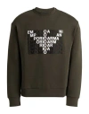 Emporio Armani Man Sweatshirt Dark Green Size Xxs Cotton, Polyester, Elastane In Green