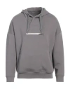 Emporio Armani Man Sweatshirt Grey Size L Cotton, Polyester, Elastane