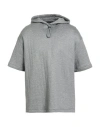 Emporio Armani Man Sweatshirt Grey Size L Lyocell, Polyester, Cotton