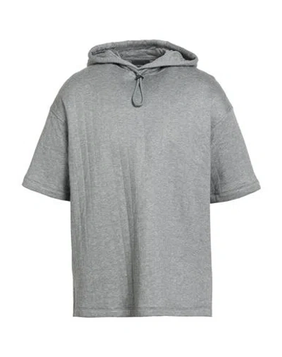 Emporio Armani Man Sweatshirt Grey Size L Lyocell, Polyester, Cotton
