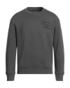 Emporio Armani Man Sweatshirt Grey Size Xxxl Modal, Cotton, Elastane