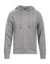 Emporio Armani Man Sweatshirt Grey Size S Virgin Wool, Lyocell In Grey