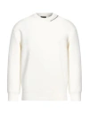 Emporio Armani Man Sweatshirt Ivory Size S Cotton, Polyester, Elastane In White