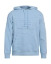 Emporio Armani Man Sweatshirt Light Blue Size Xl Cotton