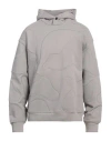 Emporio Armani Man Sweatshirt Light Grey Size Xxl Cotton, Polyester
