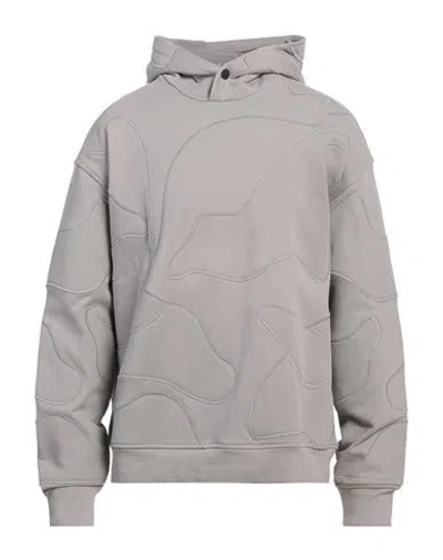 Emporio Armani Man Sweatshirt Light Grey Size Xxl Cotton, Polyester In Grey