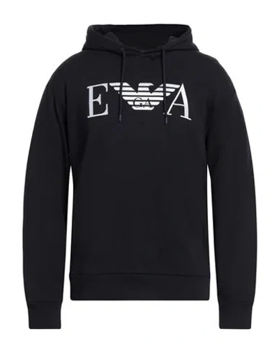 Emporio Armani Man Sweatshirt Midnight Blue Size L Cotton