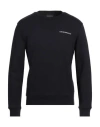 Emporio Armani Man Sweatshirt Midnight Blue Size L Cotton, Modal, Elastane