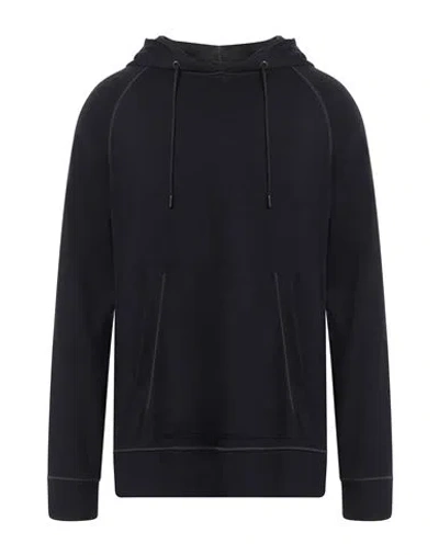 Emporio Armani Man Sweatshirt Midnight Blue Size M Lyocell, Virgin Wool