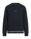 Emporio Armani Man Sweatshirt Midnight Blue Size M Cotton, Polyester, Elastane, Polyamide