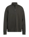 Emporio Armani Man Sweatshirt Military Green Size L Cotton, Modal, Wool