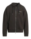 Emporio Armani Man Sweatshirt Military Green Size S Cotton, Polyester, Elastane