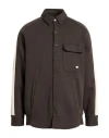 Emporio Armani Man Sweatshirt Military Green Size L Cotton, Polyester, Elastane In Brown