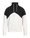 Emporio Armani Man Sweatshirt Off White Size S Cotton, Elastane