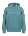 Emporio Armani Man Sweatshirt Pastel Blue Size L Cotton, Polyester, Elastane