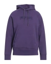 Emporio Armani Man Sweatshirt Purple Size M Cotton, Elastane In Purple
