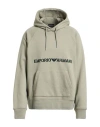 Emporio Armani Man Sweatshirt Sage Green Size L Cotton