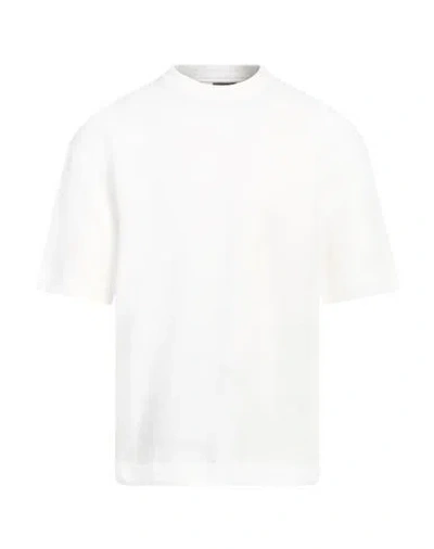 Emporio Armani Man Sweatshirt White Size L Cotton