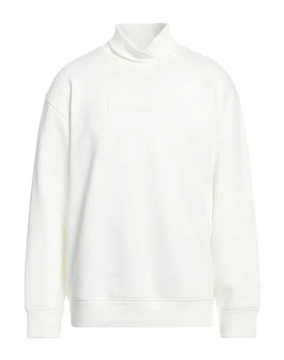 Emporio Armani Man Sweatshirt White Size L Cotton
