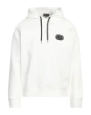 Emporio Armani Man Sweatshirt White Size Xl Cotton, Polyester, Elastane
