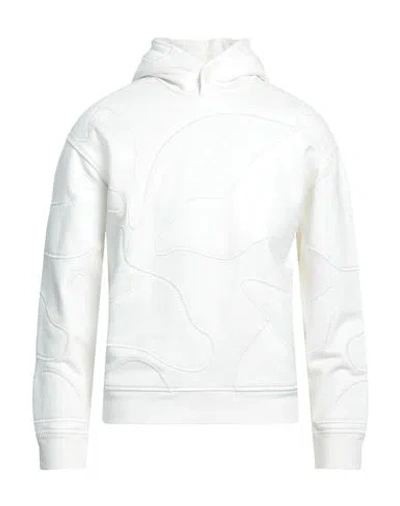 Emporio Armani Man Sweatshirt White Size L Cotton, Polyester