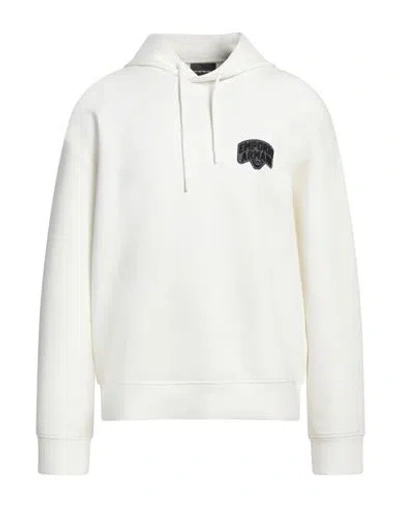 Emporio Armani Man Sweatshirt White Size M Cotton, Polyester, Elastane