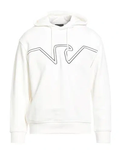 Emporio Armani Man Sweatshirt White Size S Cotton